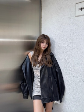 「MURUA（ムルーア）のアイテム」を使った、juriさん（レディース・153cm）の夏コーディネート