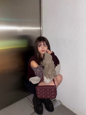 「MURUA（ムルーア）のアイテム」を使った、juriさん（レディース・153cm）の秋コーディネート