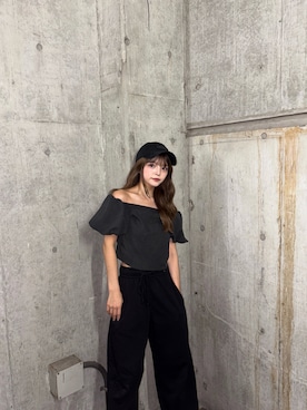「MURUA（ムルーア）のアイテム」を使った、juriさん（レディース・153cm）の夏コーディネート
