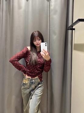 「MURUA（ムルーア）のアイテム」を使った、juriさん（レディース・153cm）の夏コーディネート