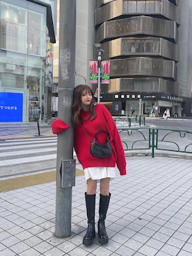 「MURUA（ムルーア）のアイテム」を使った、juriさん（レディース・153cm）の冬コーディネート