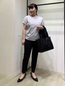 「アイテム（スーツジャケット）」を使った、hasuさん（レディース・159cm）の春コーディネート