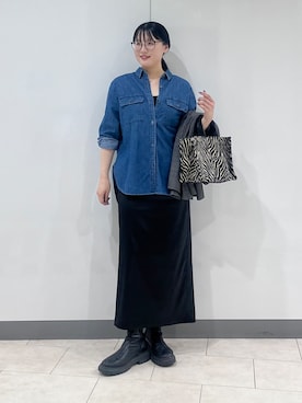 「INDIVI（インディヴィ）のアイテム」を使った、hasuさん（レディース・159cm）の秋コーディネート