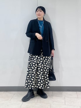 「INDIVI（インディヴィ）のアイテム」を使った、hasuさん（レディース・159cm）の秋コーディネート