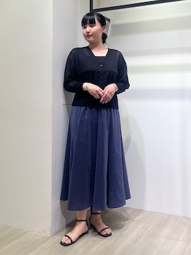 「INDIVI（インディヴィ）のアイテム」を使った、hasuさん（レディース・159cm）の春コーディネート