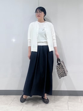 「INDIVI（インディヴィ）のアイテム」を使った、hasuさん（レディース・159cm）の秋コーディネート