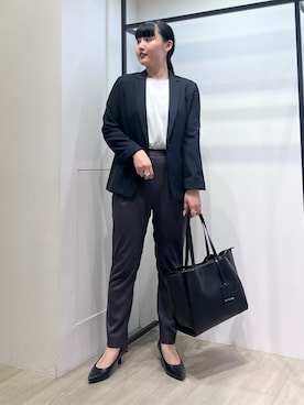 「INDIVI（インディヴィ）のアイテム」を使った、hasuさん（レディース・159cm）の夏コーディネート