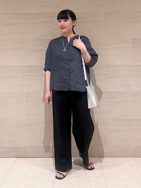 「INDIVI（インディヴィ）のアイテム」を使った、hasuさん（レディース・159cm）の春コーディネート