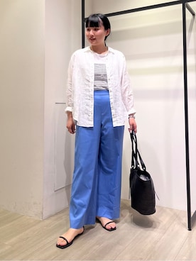 「INDIVI（インディヴィ）のアイテム」を使った、hasuさん（レディース・159cm）の春コーディネート