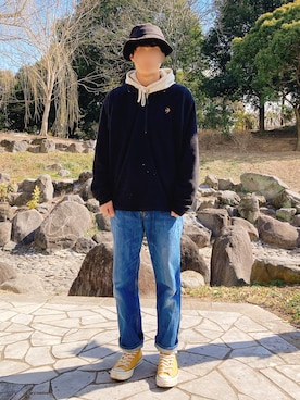 「hummel（ヒュンメル）のアイテム」を使った、くわ🍦さん（メンズ・174cm）の冬コーディネート