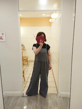 「PUAL CE CIN（ピュアルセシン）のアイテム（サロペット/オーバーオール）」を使った、yoppy129さん（レディース・155cm）の夏コーディネート