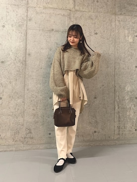 risapi🐰（骨格ウェーブ）さん（レディース・157cm）の秋コーディネート