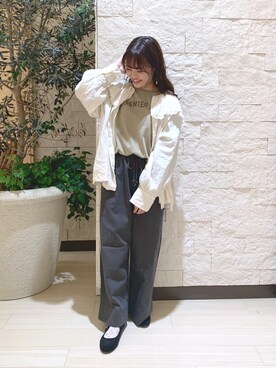 risapi🐰（骨格ウェーブ）さん（レディース・157cm）の秋コーディネート