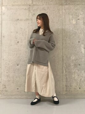 risapi🐰（骨格ウェーブ）さん（レディース・157cm）の秋コーディネート