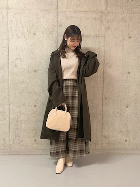 risapi🐰（骨格ウェーブ）さん（レディース・157cm）の冬コーディネート