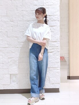 risapi🐰(骨格ウェーブ)さん(レディース・157cm)の夏コーディネート