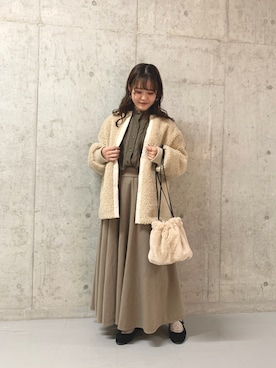 risapi🐰（骨格ウェーブ）さん（レディース・157cm）の秋コーディネート