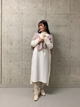 risapi🐰（骨格ウェーブ）さん（レディース・157cm）の冬コーディネート