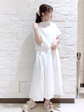 risapi🐰（骨格ウェーブ）さん（レディース・157cm）の夏コーディネート