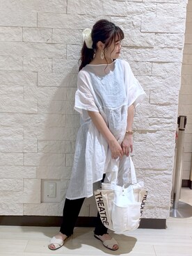 risapi🐰（骨格ウェーブ）さん（レディース・157cm）の夏コーディネート