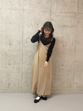 risapi🐰（骨格ウェーブ）さん（レディース・157cm）の冬コーディネート