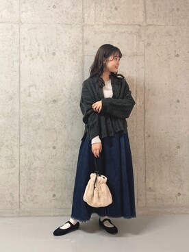 risapi🐰（骨格ウェーブ）さん（レディース・157cm）の秋コーディネート