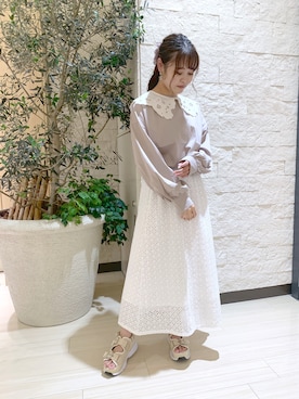 risapi🐰（骨格ウェーブ）さん（レディース・157cm）の秋コーディネート