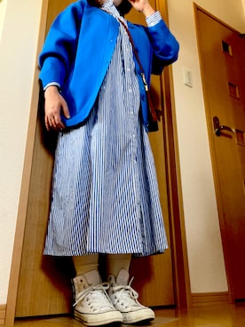 「reca（レカ）のアイテム（レギンス/スパッツ）」を使った、はちゅさん（レディース・155cm）の春コーディネート