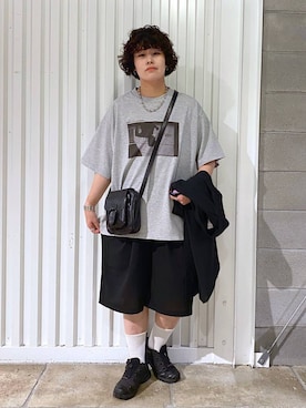 「アイテム（トップス）」を使った、もりさん（メンズ・159cm・20代）の夏コーディネート