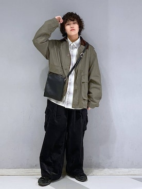 「アイテム（ブルゾン）」を使った、もりさん（メンズ・159cm・20代）の秋コーディネート