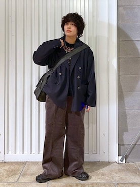 「RAGEBLUE（レイジブルー）のアイテム（ジャケット/アウター）」を使った、もりさん（メンズ・159cm・20代）の秋コーディネート