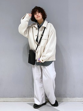 「アイテム（ブルゾン）」を使った、もりさん（メンズ・159cm・20代）の春コーディネート