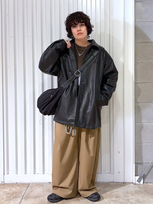 セール】【AIRTHERMAL/エアサーマル】シンセティックレザーカーコート