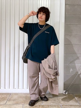 「RAGEBLUE（レイジブルー）のアイテム（アクセサリー）」を使った、もりさん（メンズ・159cm）の夏コーディネート