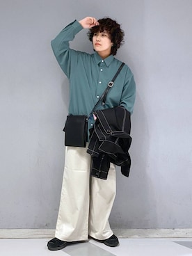 「アイテム（ブルゾン）」を使った、もりさん（メンズ・159cm・20代）の秋コーディネート