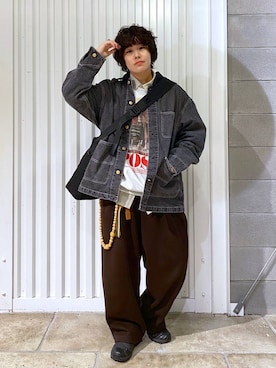 「RAGEBLUE（レイジブルー）のアイテム（ジャケット/アウター）」を使った、もりさん（メンズ・159cm）の秋コーディネート
