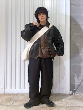 「RAGEBLUE（レイジブルー）のアイテム（ジャケット/アウター）」を使った、もりさん（メンズ・159cm・20代）の秋コーディネート