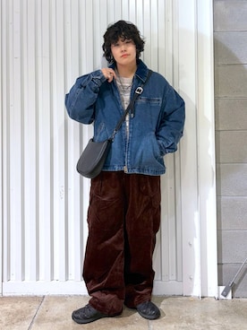 「RAGEBLUE」｜「アイテム（ジャケット/アウター）」を使った、もりさん（メンズ・159cm）の冬コーディネート