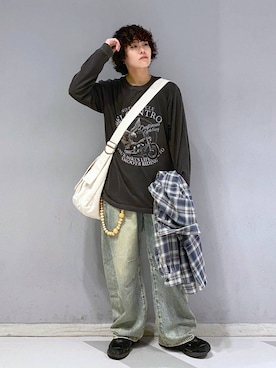 もりさん（メンズ・159cm）の秋コーディネート