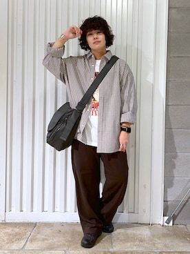 「アイテム（ネックレス）」を使った、もりさん（メンズ・159cm）の夏コーディネート