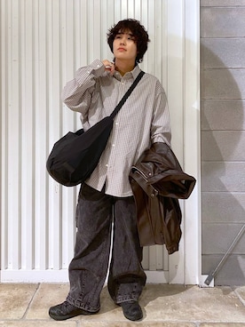 「RAGEBLUE（レイジブルー）のアイテム（ジャケット/アウター）」を使った、もりさん（メンズ・159cm）の秋コーディネート