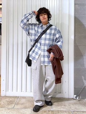 もりさん（メンズ・159cm）の秋コーディネート