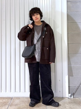 「RAGEBLUE（レイジブルー）のアイテム」を使った、もりさん（メンズ・159cm）の秋コーディネート