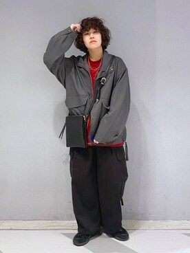 「アイテム（ブルゾン）」を使った、もりさん（メンズ・159cm・20代）の冬コーディネート