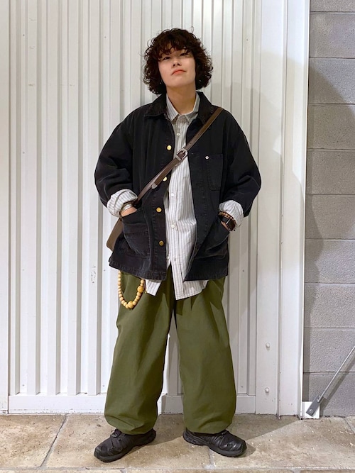 セール】ヴィンテージライクデニム/ダックカバーオール【セットアップ