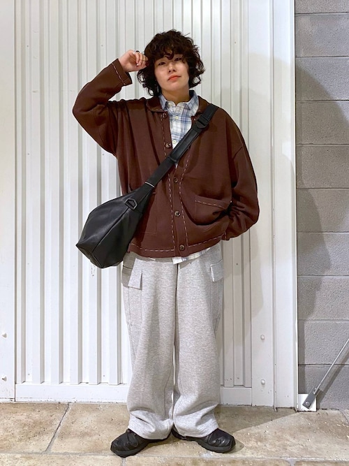 バッグ BLUE BELL (EXCLUSIVE) セール】シンセティックレザー/ビッグショルダーバッグ