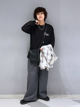 もりさん（メンズ・159cm）の秋コーディネート