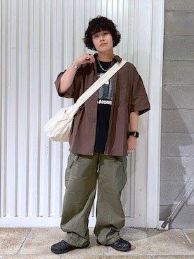 「アイテム（ネックレス）」を使った、もりさん（メンズ・159cm）の夏コーディネート