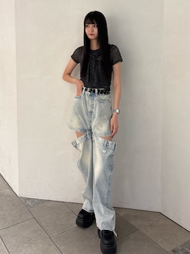 岩橋蒼依さん（レディース・162cm）の夏コーディネート