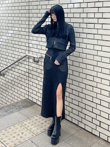 ドッキングポケットリブワンピース｜エモダ（EMODA）アウトレット公式